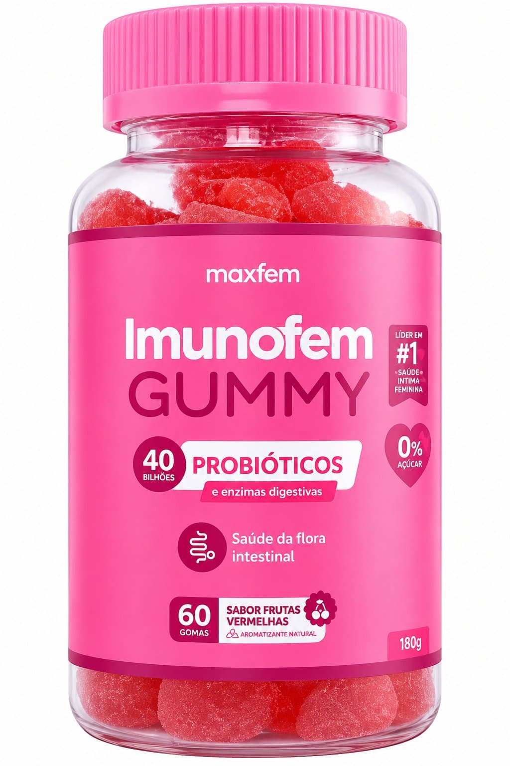 Imunofem Gummy – 40 Bilhões de Probióticos em Gummy