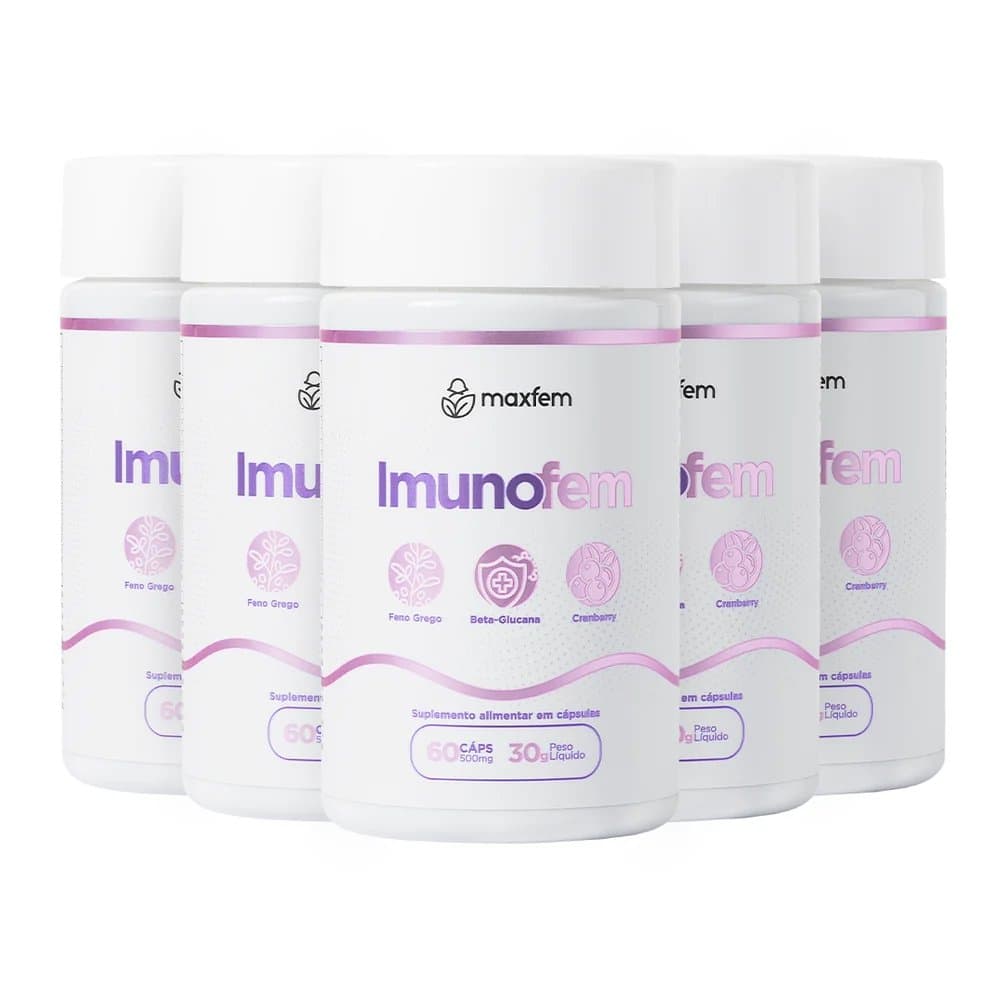 Imunofem – Suplemento para o Bem-Estar Íntimo Feminino 5 meses
