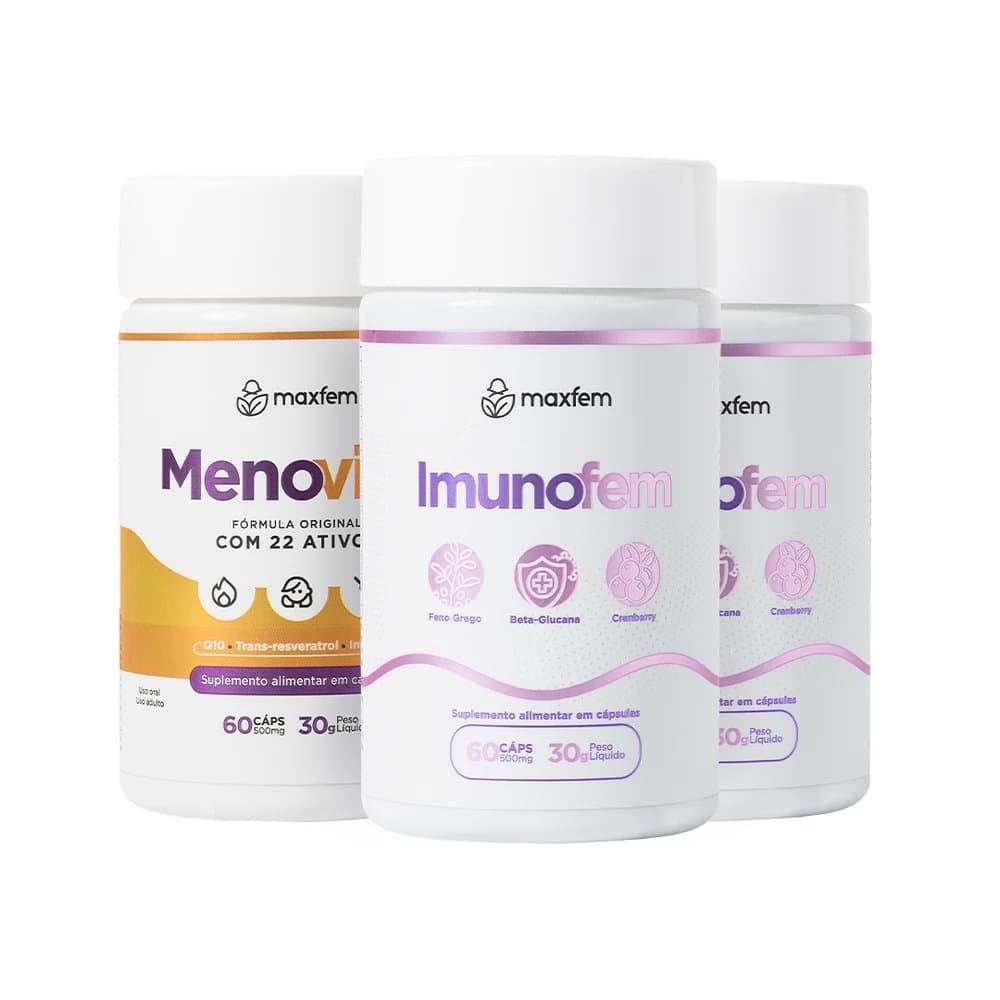 Kit 2 Imunofem + 1 Menovital