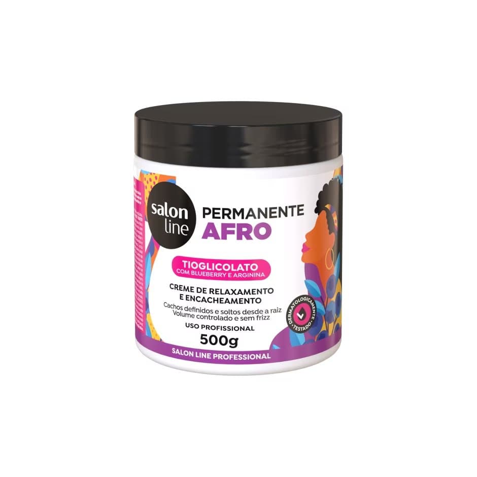 Creme de Relaxamento Permanente Afro Salon Line 500g