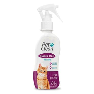 Banho a Seco para Gatos Pet Clean 300ml