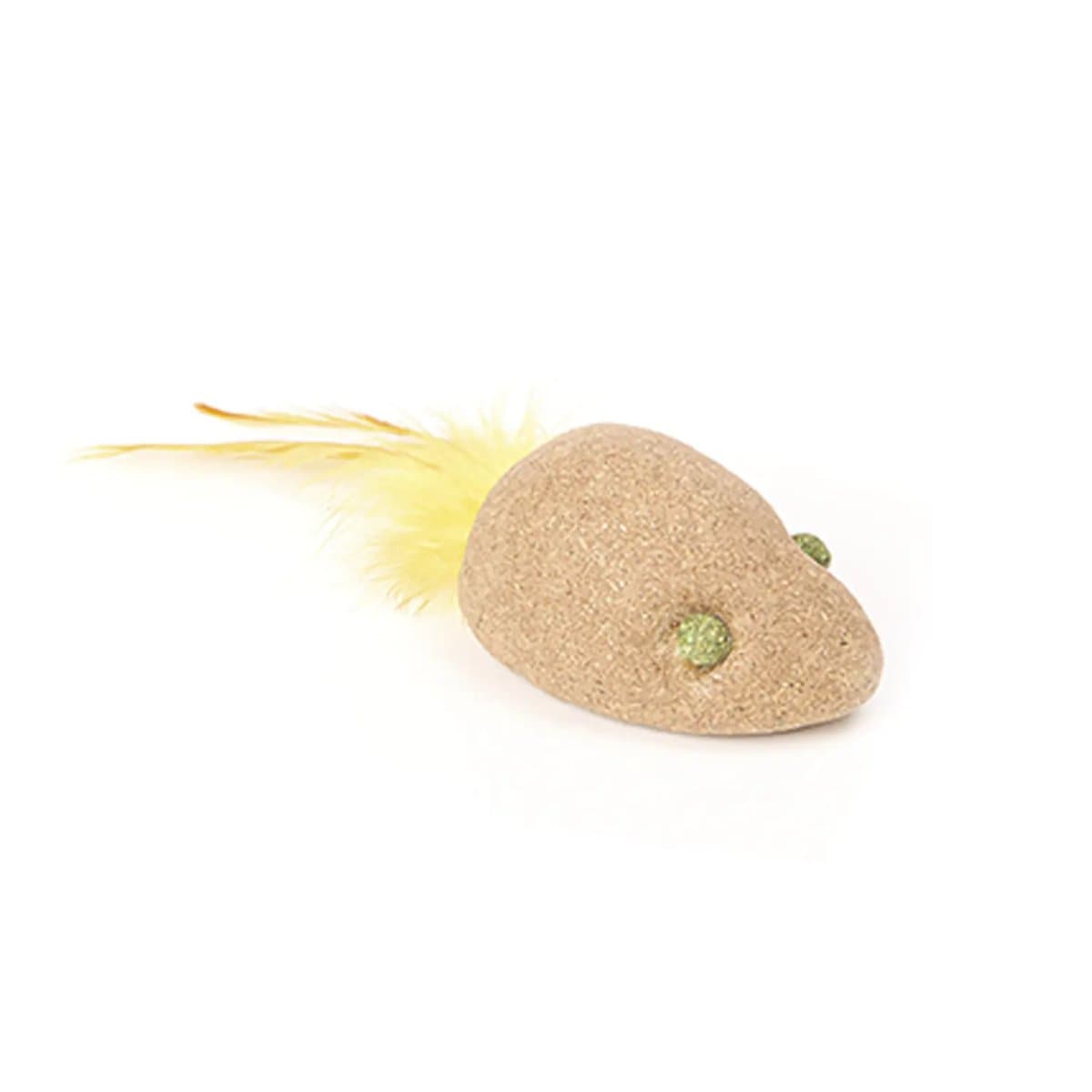 Brinquedo Rato com Catnip Flicks Amarelo Único