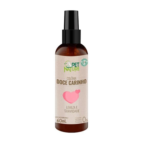 Colônia Doce Carinho PetNature 60 ml