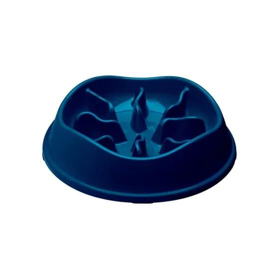 Comedouro Lento com Labirinto Stark Pet Azul 350 ml