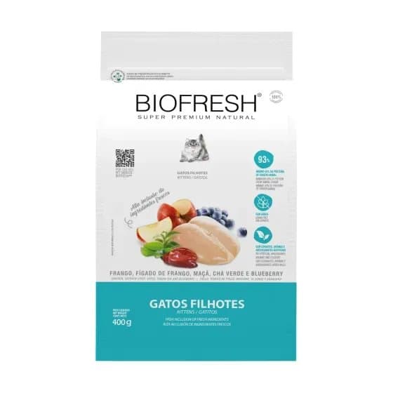 Ração Biofresh Gatos Filhotes Frango 400 g