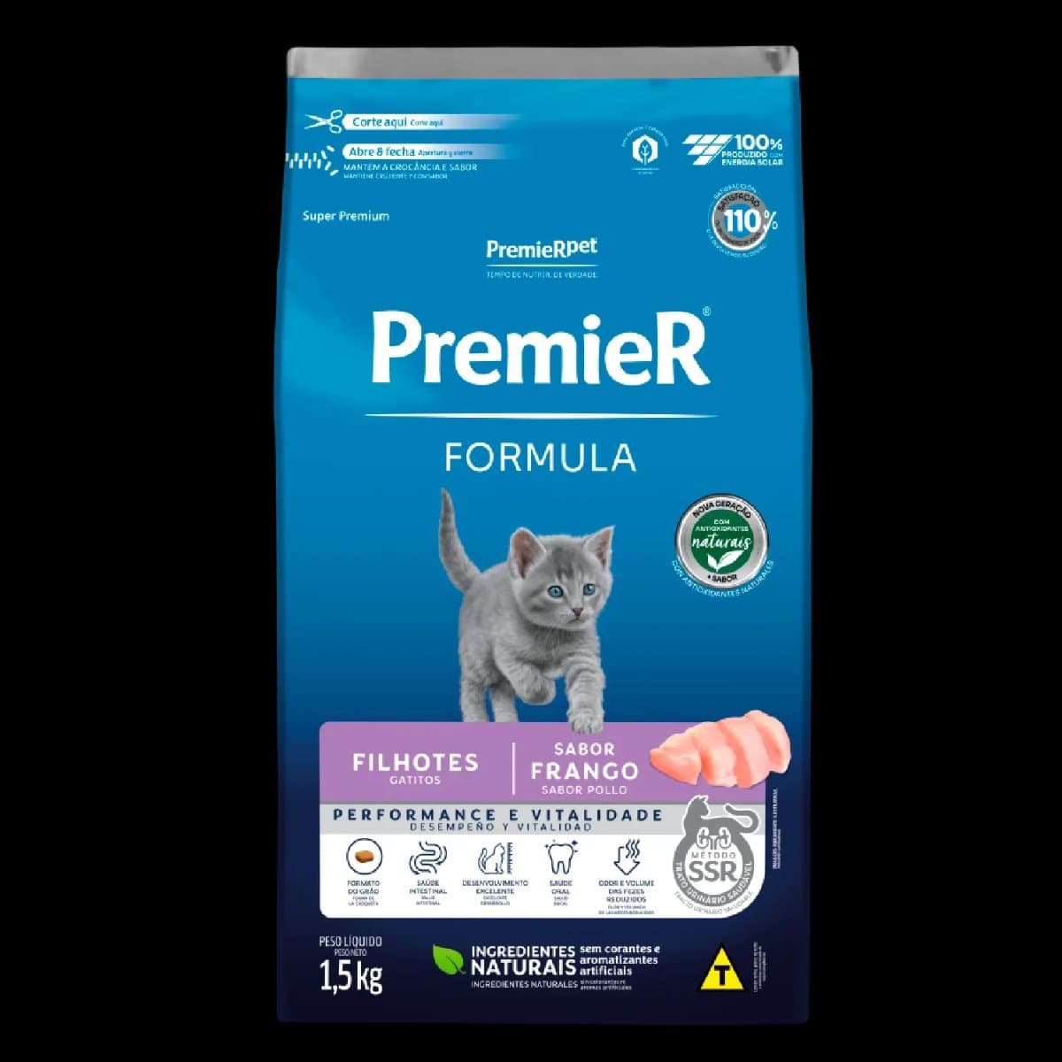 Ração Premier Formula Gatos Filhotes Frango 1,5 kg