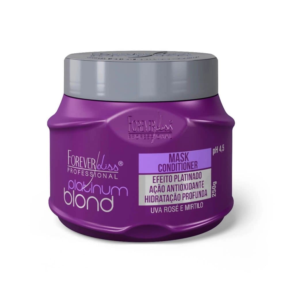 Máscara Matizadora Platinum Blond 250g - Forever Liss