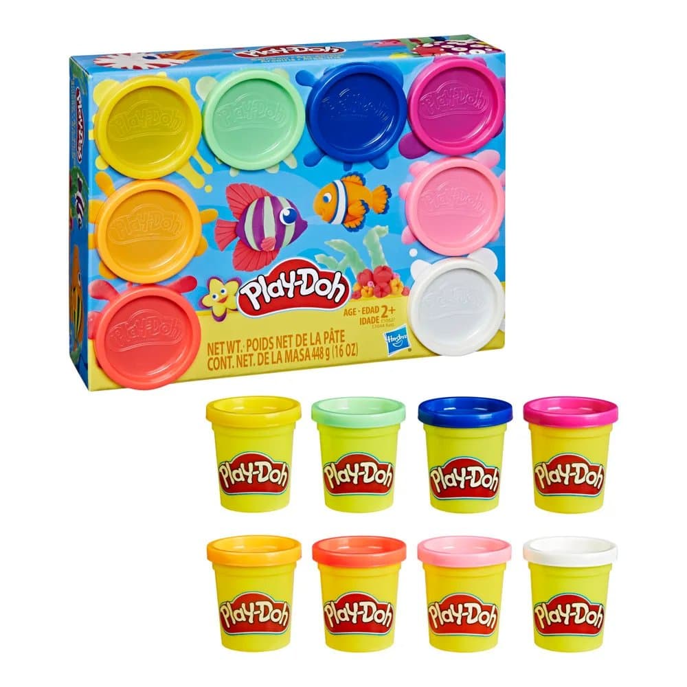 Conjunto de Massinhas - Play-Doh - 8 potes - Hasbro