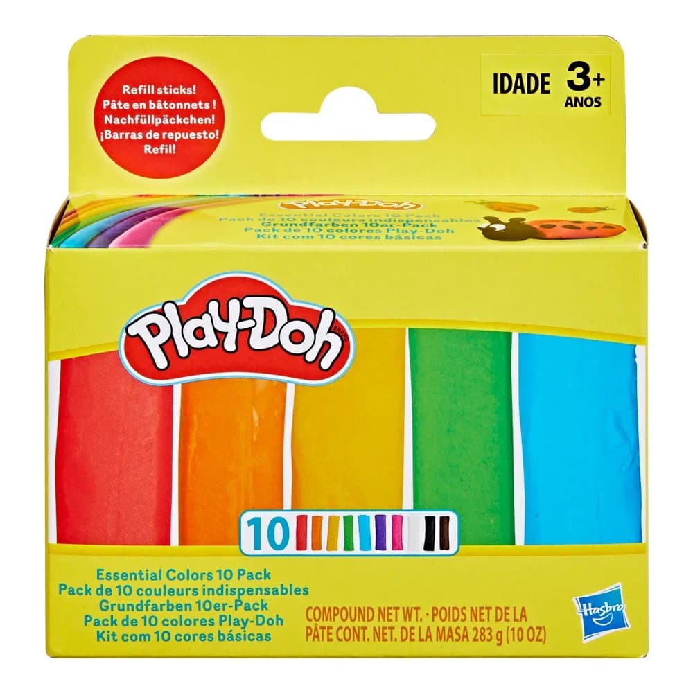 Kit de Massa de Modelar - Play-Doh - 10 Cores - Hasbro