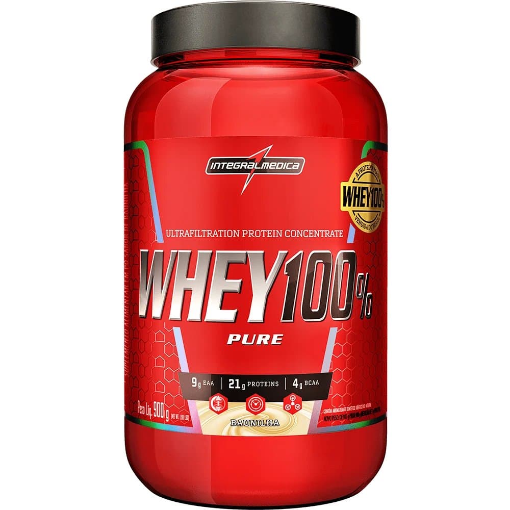 Whey Protein Concentrado Pote 900g