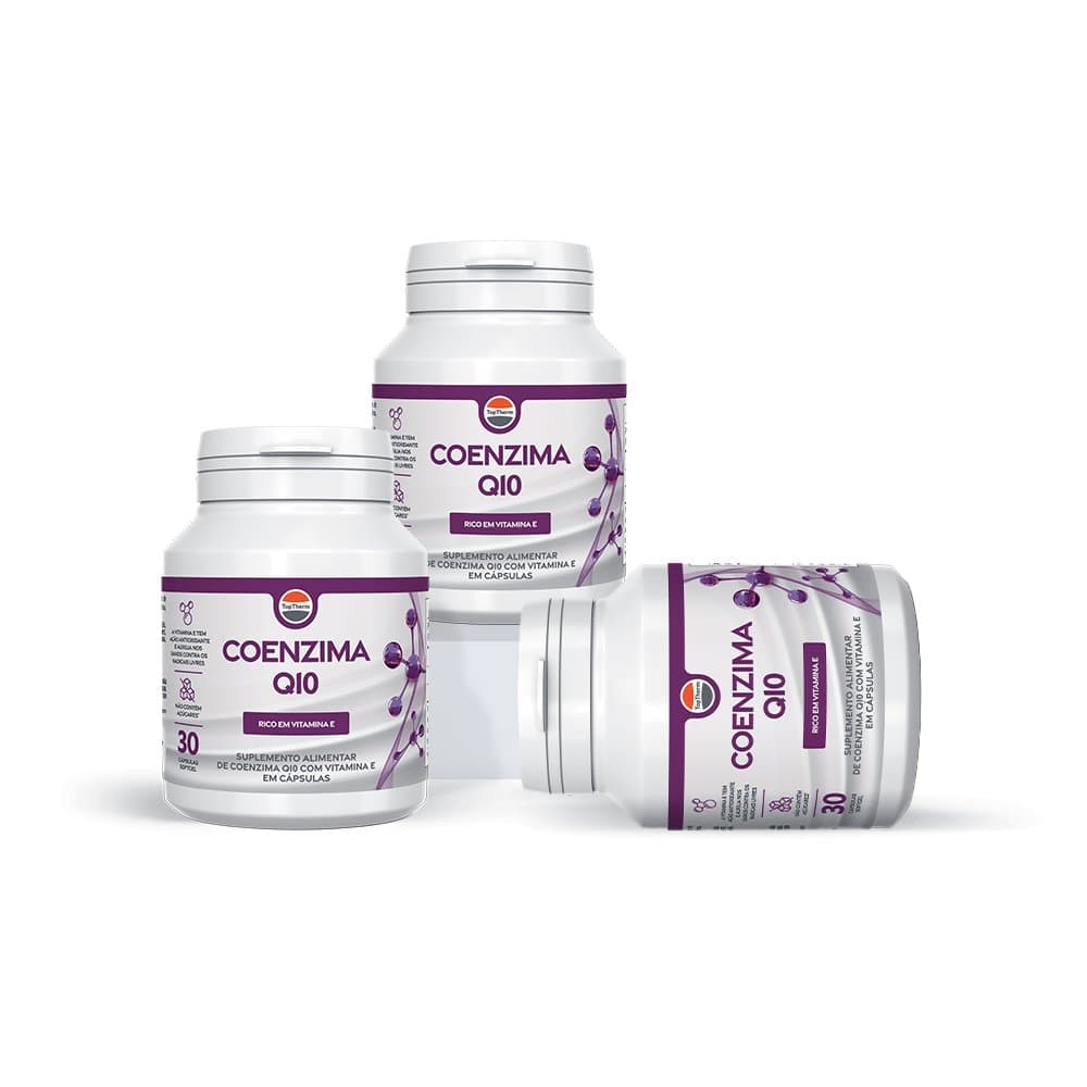 Coenzima Q10 + Vitamina E | 3 Frascos