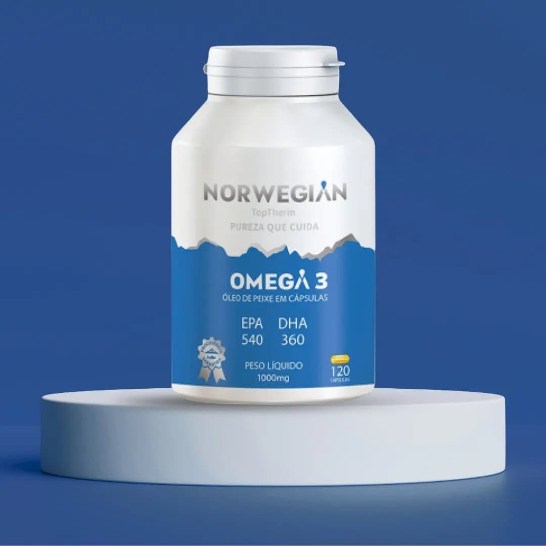 Ômega 3 Norwegian Original 1000mg EPA 540 DHA 360 | 120 cápsulas