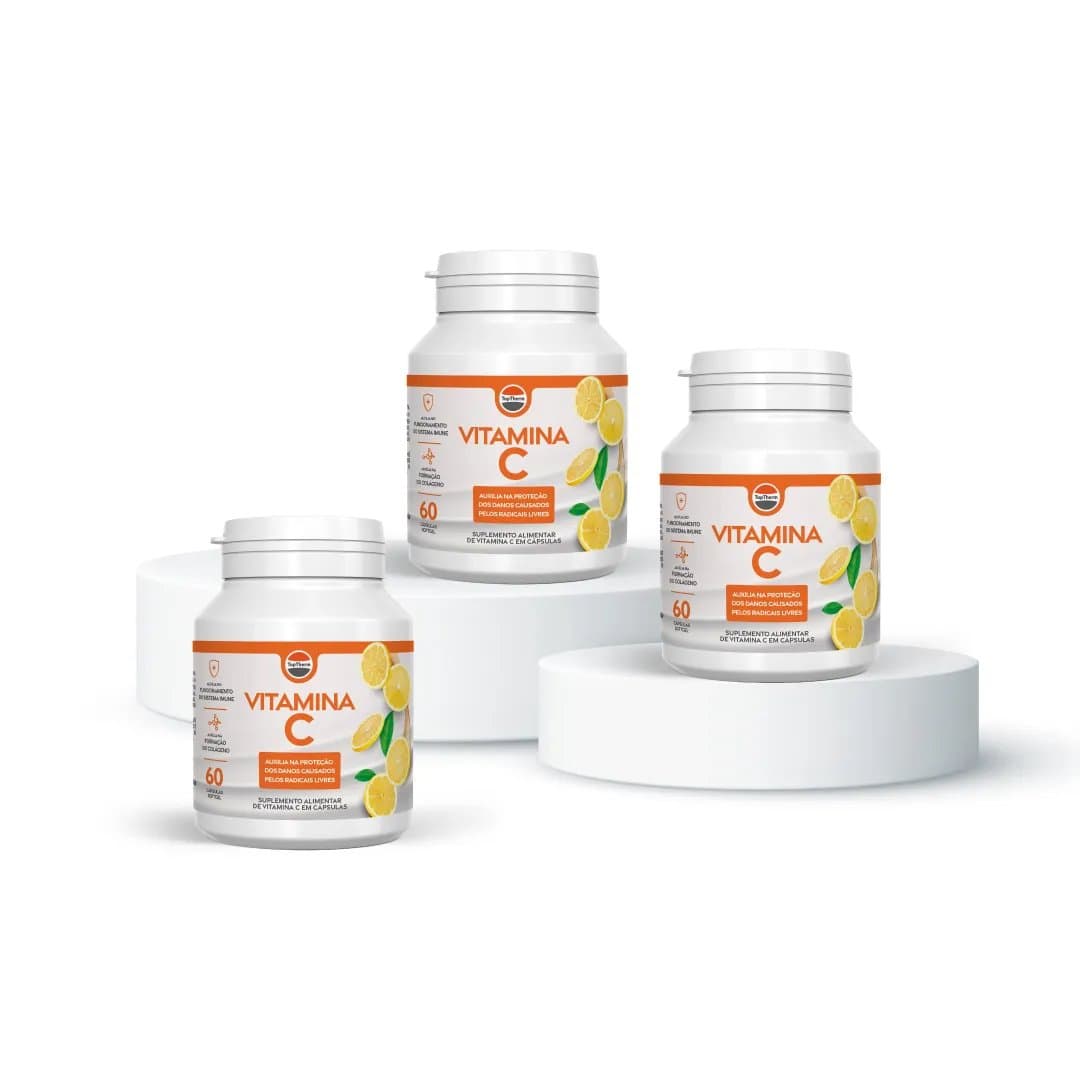 Vitamina C 1000MG | 3 Frascos