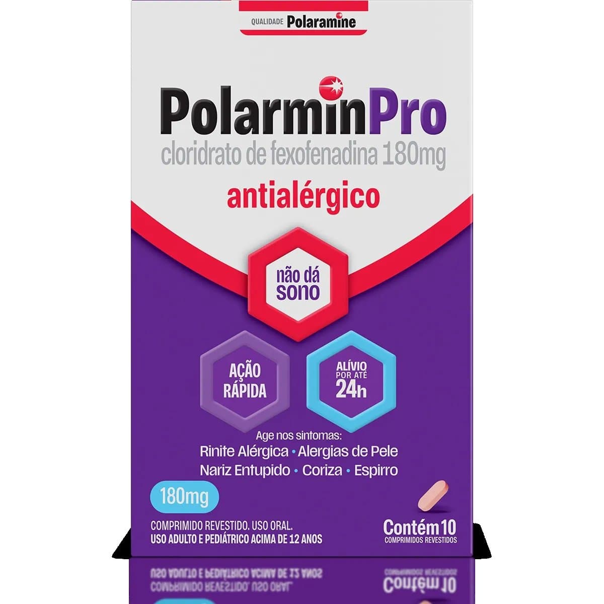 Polarminpro 180mg 10 Comprimidos Revestidos