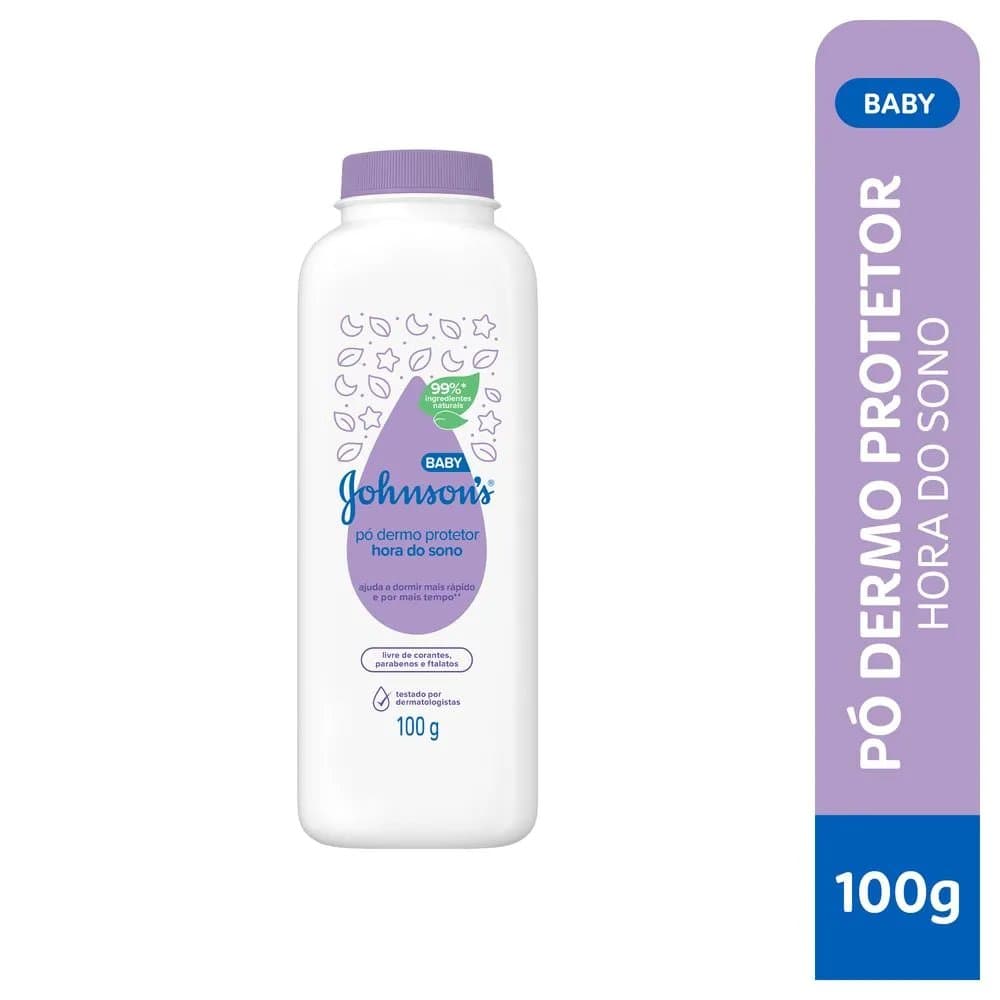 Talco Infantil Johnson's Baby Dermo Protetor Hora do Sono 100g