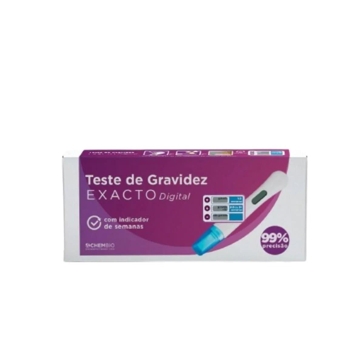 Teste De Gravidez Digital Exacto 1 Unidade
