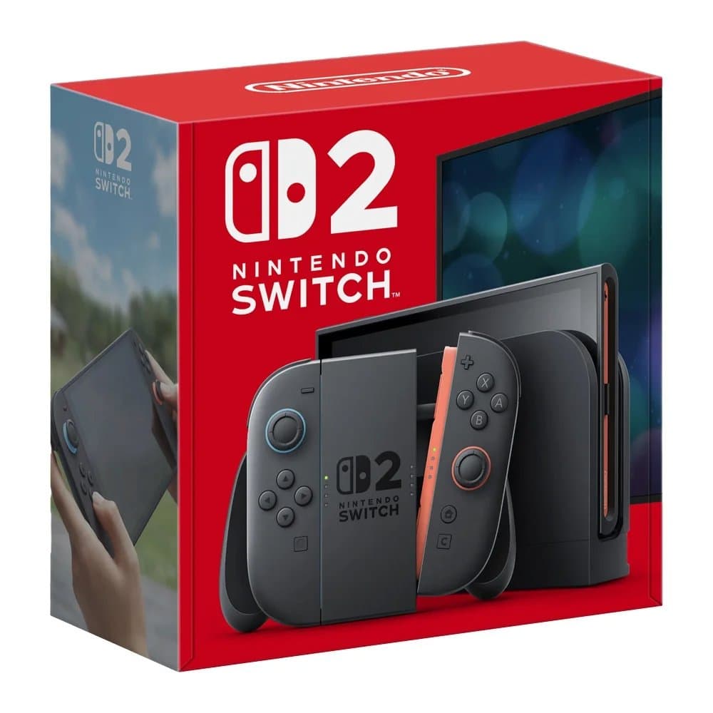 Nintendo Switch 2, 256GB, Preto, Azul e Vermelho