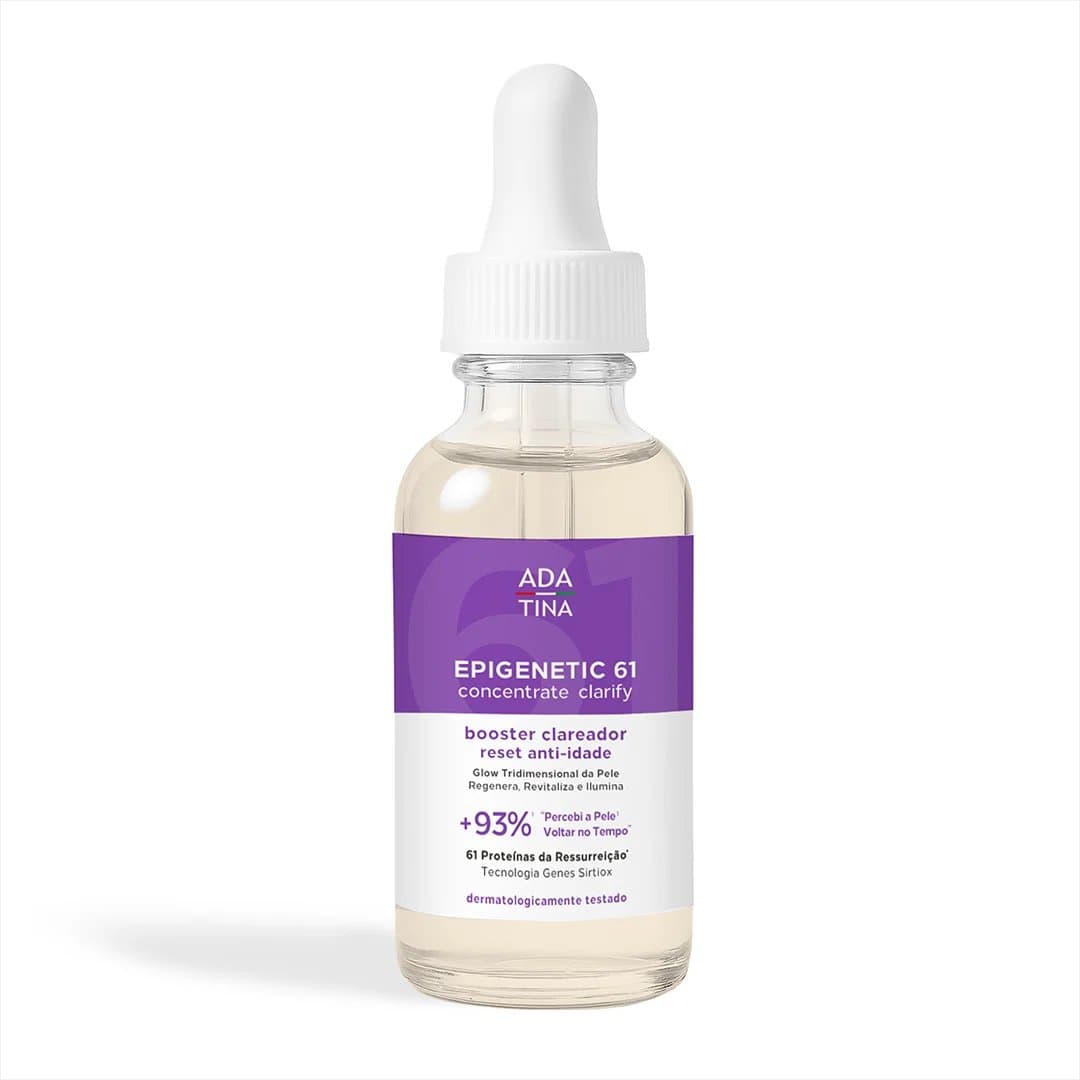 Sérum Booster Epigenético com 61 Proteínas da Ressurreição, Ação Anti-Idade e Clareadora – Epigenetic 61 Concentrate Clarify 30ml