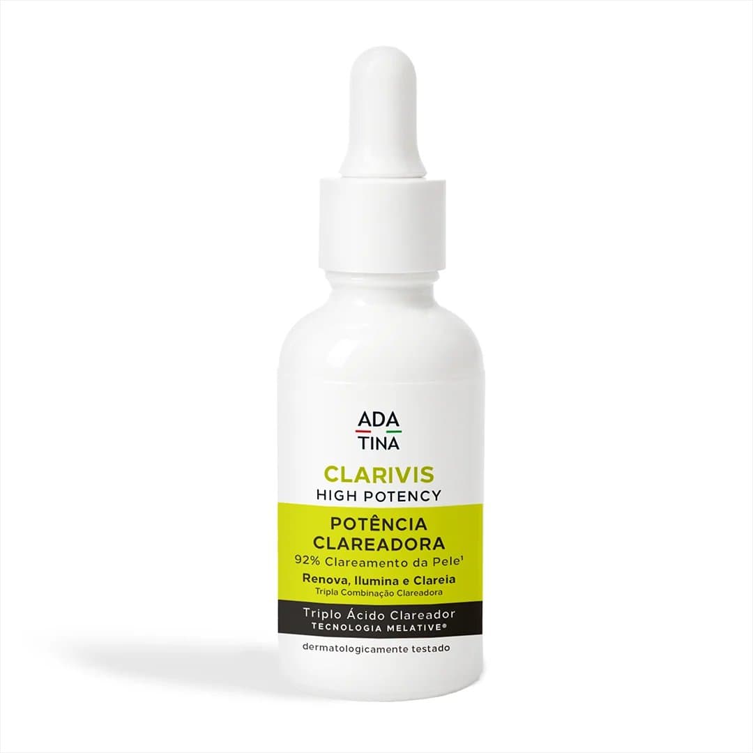 Sérum Facial Clareador com Triplo Ácido para Manchas, Melasma e Hiperpigmentação – Clarivis High Potency 30 ml