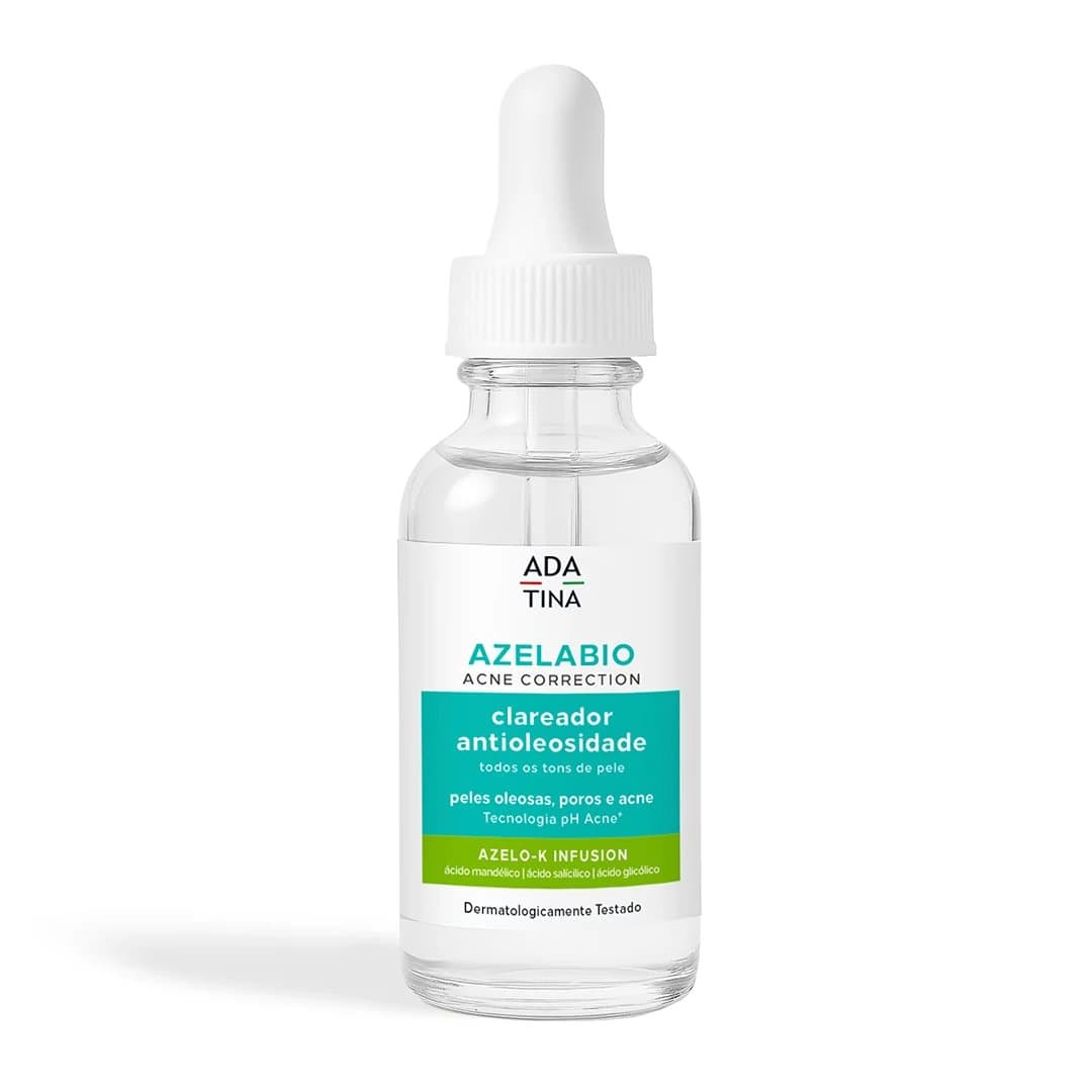 Sérum Facial com Ácido Azelaico e Glicina Estabilizados para Manchas, Acne e Oleosidade – Azelabio 30 ml