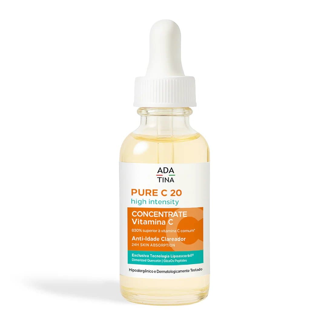 Sérum Vitamina C 20% Clareador Anti-Idade 830% Superior para Manchas e Rugas – Pure C 20 High Intensity 30ml