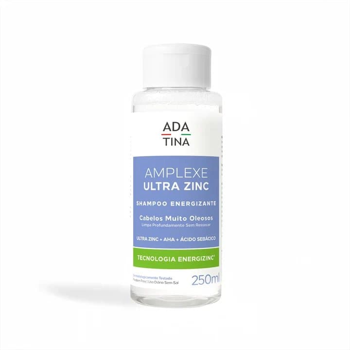 Shampoo Energizante para Cabelos Muito Oleosos – Amplexe Ultra Zinc 250ml